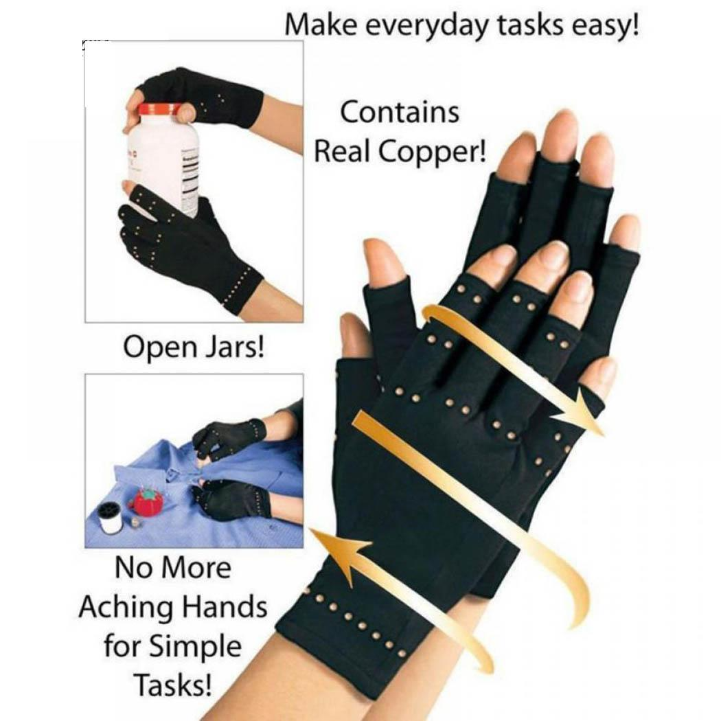 Copper Fiber Sports Recovery Gloves